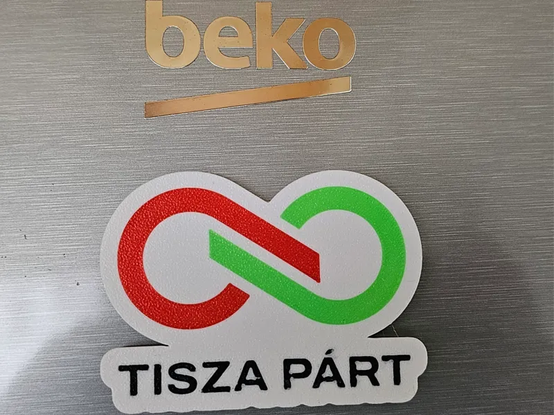 Tisza párt hűtőmágnes fridge magnet AMS