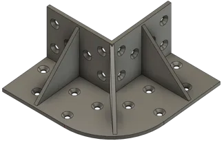 Ikea Lack Corner Bracket / Stabilizer, sturdy