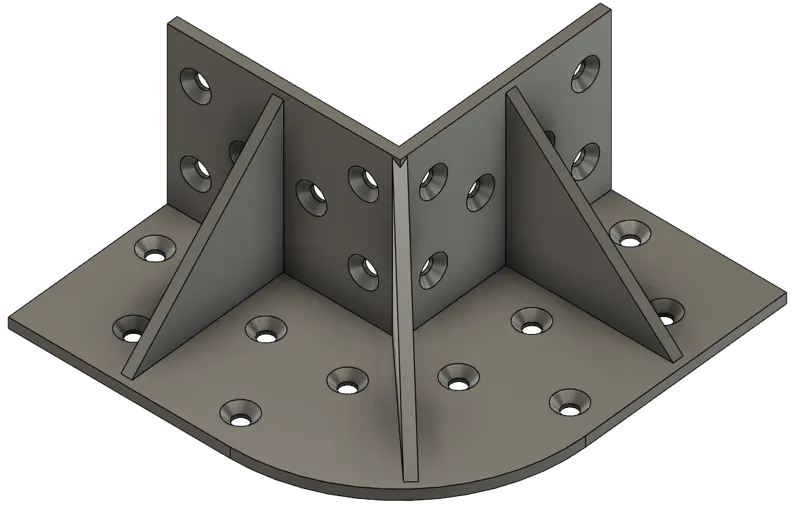 Ikea Lack Corner Bracket / Stabilizer, sturdy