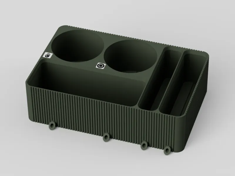 Liquid Soap & Sponges Holder