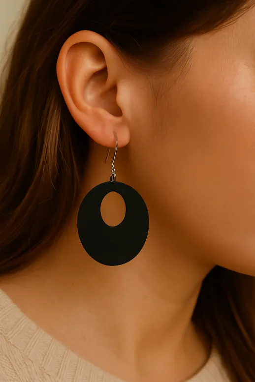 Bold Circles Earrings - NO AMS view 3