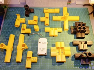 M-gate modular whoop & tiny drones LED gate