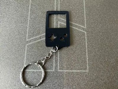 Retro Handheld Console Game Boy Keychain