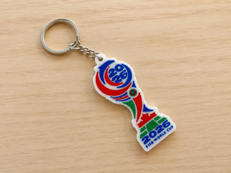 2026 Soccer Tournament Inspired Keychain
