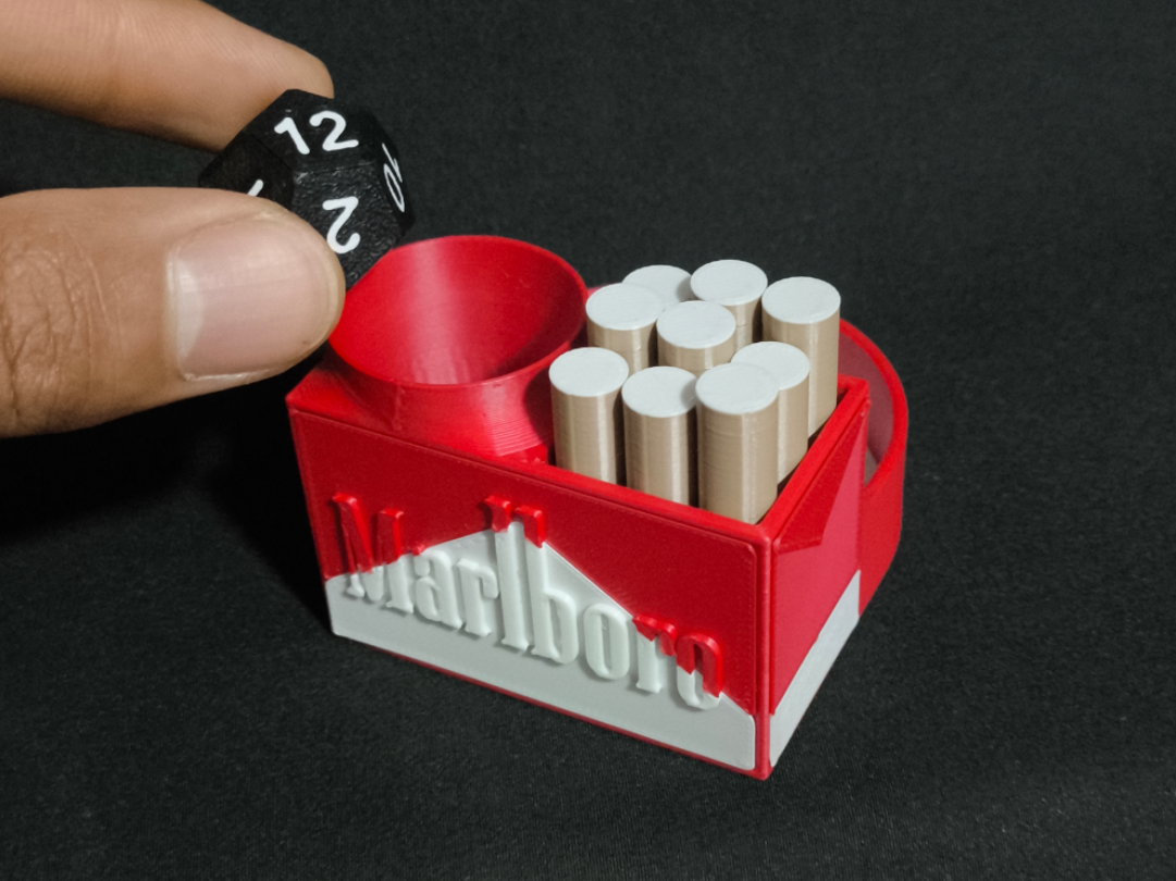 Torre de Dados (Dice Tower) – Maço de Cigarro