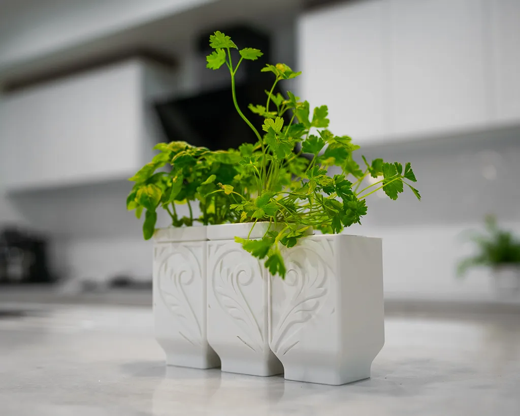 Self-watering Herb Planter for the kitchen view 3