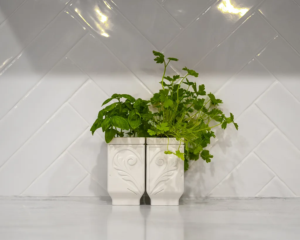 Self-watering Herb Planter for the kitchen view 4