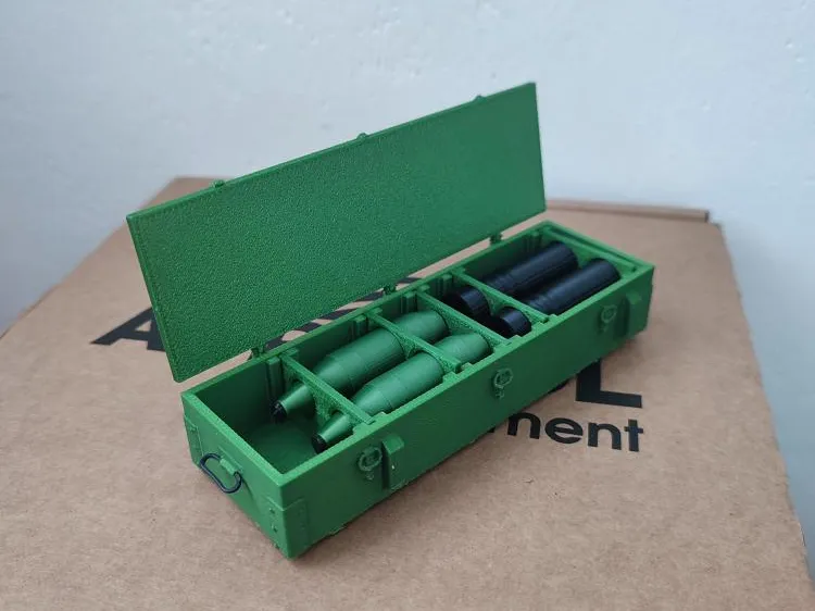 122mm ammunition crates, D30 OF462  1/10