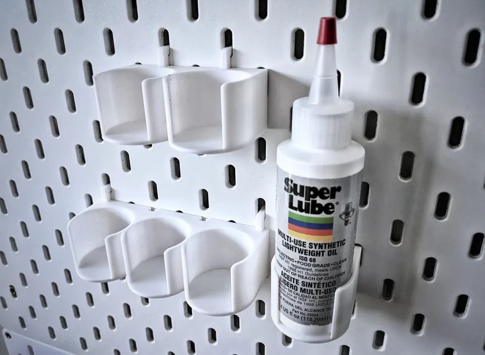 Ikea Skadis Super Lube Oil Bottle Rack 3 Sizes by zomb MakerWorld ...