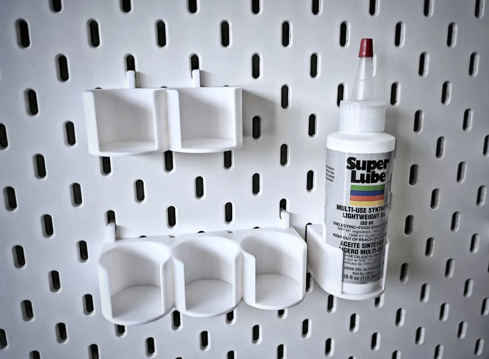 Ikea Skadis Super Lube Oil Bottle Rack 3 Sizes by zomb MakerWorld ...