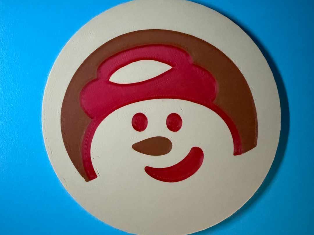 Sugar Cookie Coaster (Snowman/Christmas)