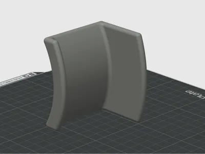 Headphone Hanger - No holes for double-sided tape