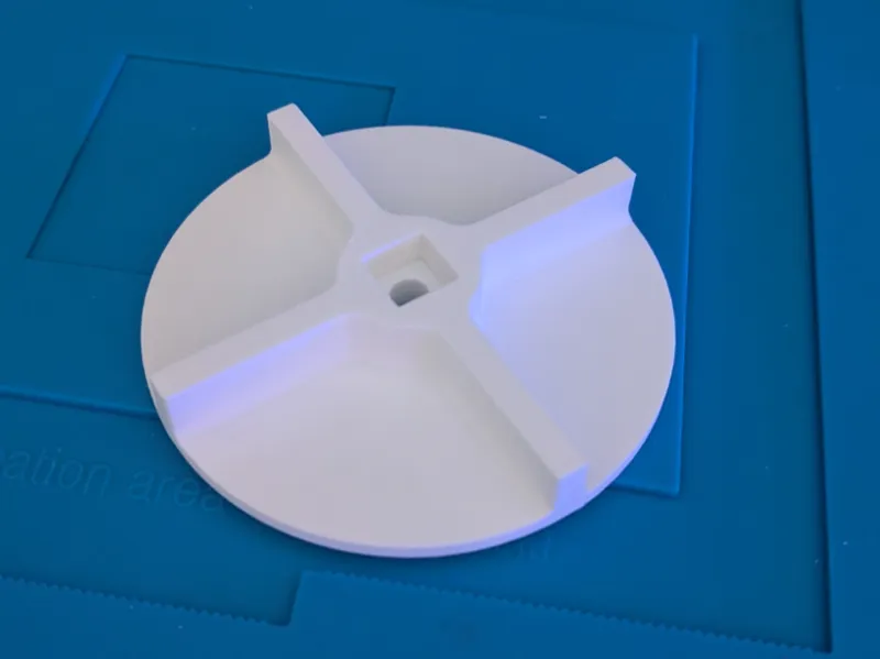 Macerator impeller blade