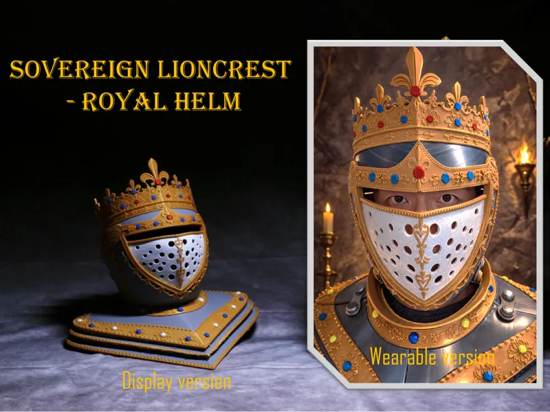 Sovereign Lioncrest – Royal Helm (Wearable)
