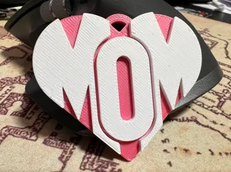 MOM - Mother's Day Keychain