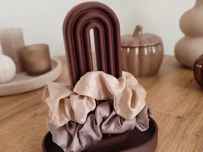 Hair Scrunchie Holder Stand