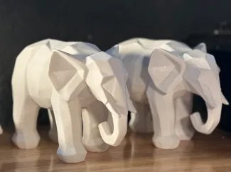 Poly Elephant / Elefant