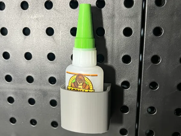 Support de colle forte pour pegboard 25 mm