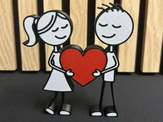 Family love figurines
