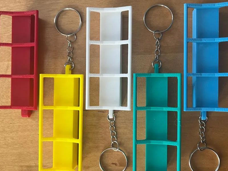 Roller Coaster Track Inspired Keyring - B&M TracK