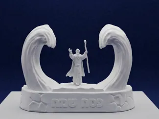 Moses Splitting the Red Sea - Happy Passover