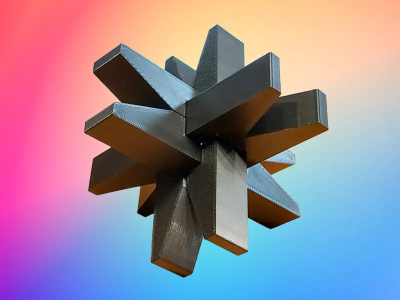 Burr Puzzle – Interlocking Brain Teaser