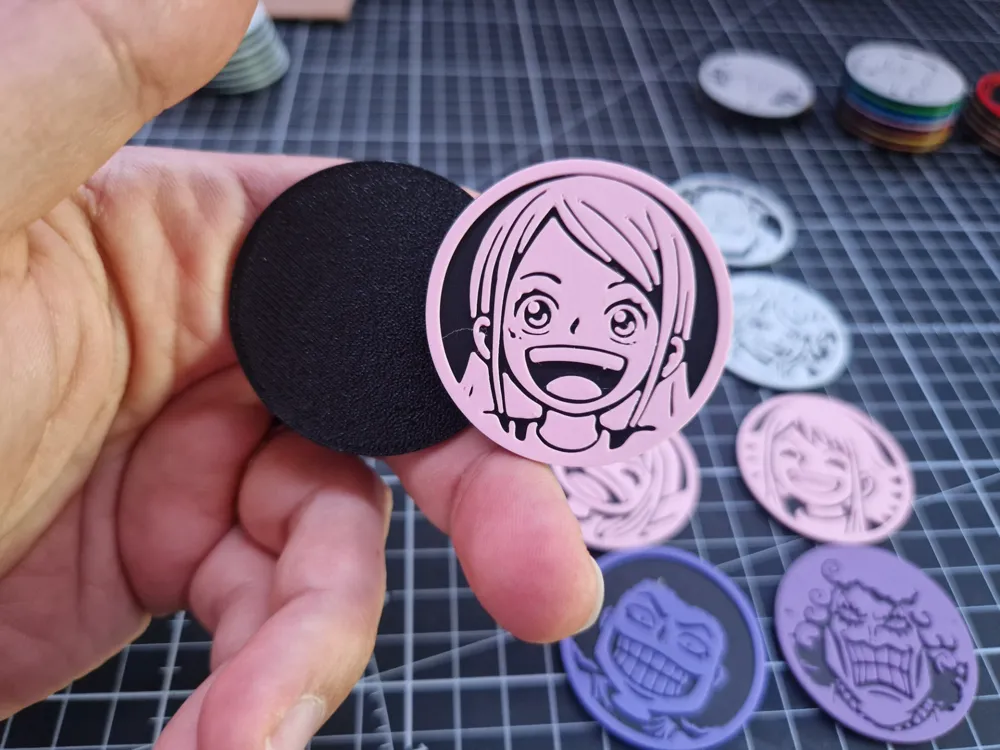 Kid Jewelry Bonney (One Piece collectible coin) - Free 3D Print Model ...