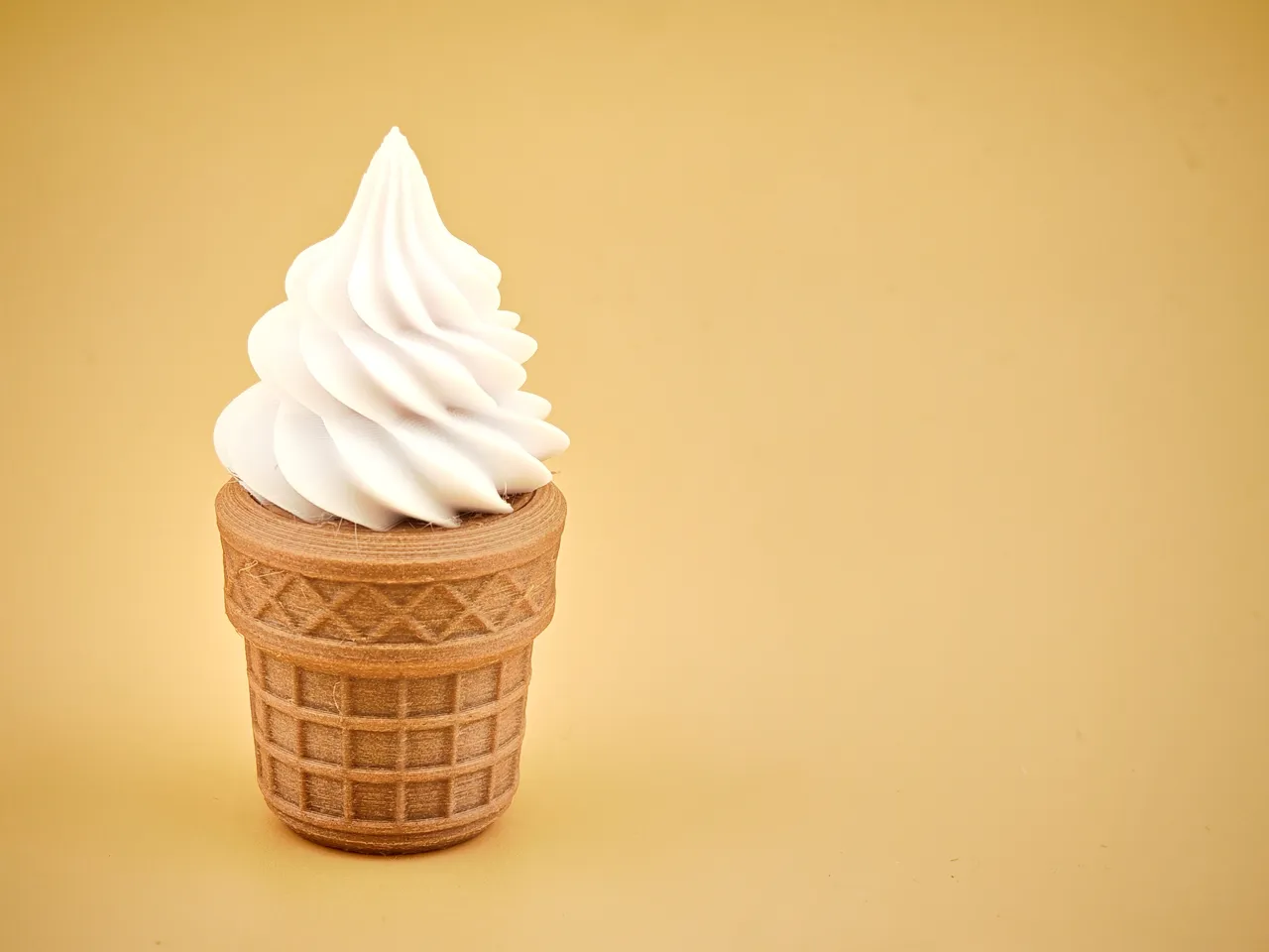 Ice Cream Cone Clicker - Fidget Print-in-Place view 2