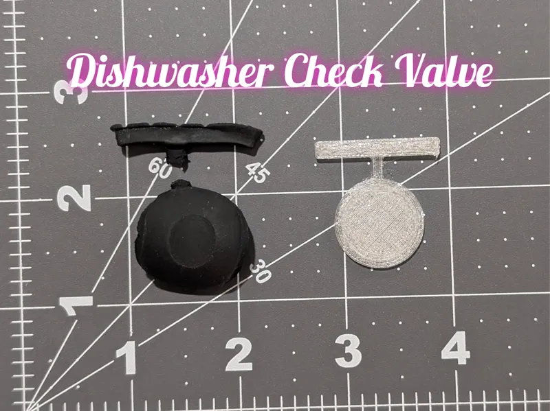 Dishwasher Drain Check Valve