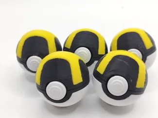 Ultraball Clickable Fidget - Colored 3MF, AMS