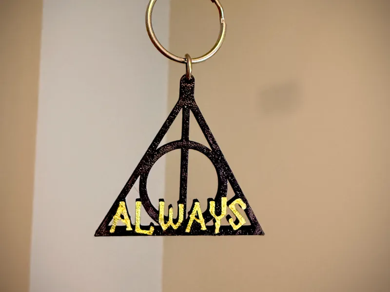 Deathly Hallows Keychain Harry Potter
