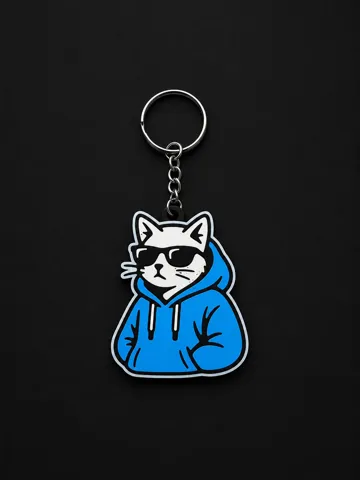 Llavero: Cool Cat keychain — vista de referencia 3