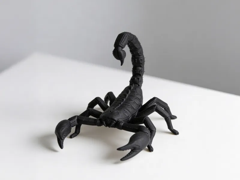 The Desk Defender - Realistic Scorpion Statue