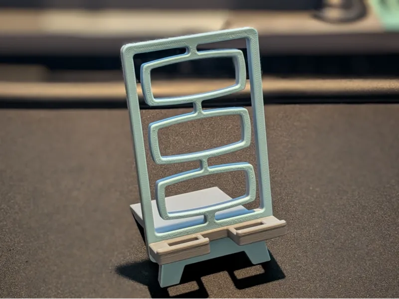 Retro "Mid-century" Style Phone Stand