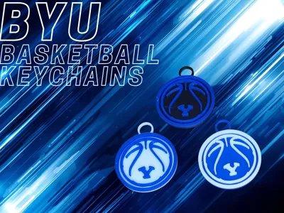 BYU Basketball Keychains