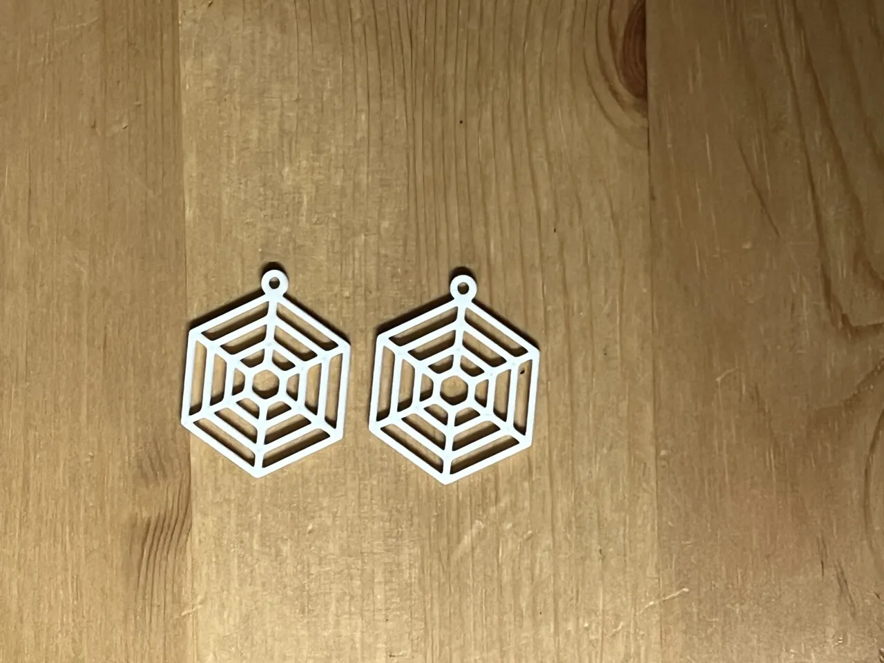 web earrings view 2