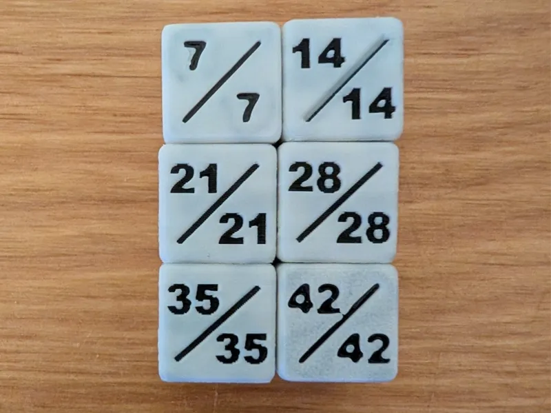 +7/+7 Counter Dice for MTG