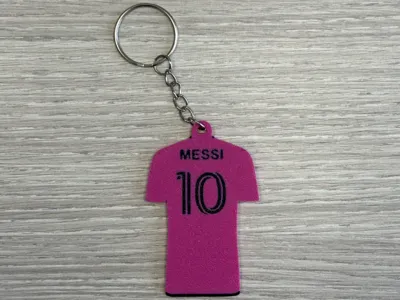 Lionel Messi Jersey Keychain – Inter Miami