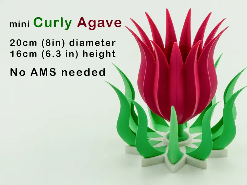 Mini Agave Decoration (20cm diameter) – No AMS