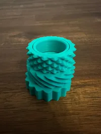 (17 Mins) Spiked, Spiral and Gear Ring with Size US6 / EU52