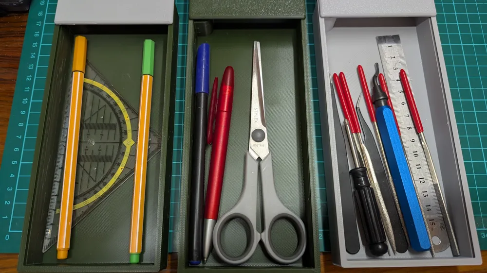 Box with Sliding Lid and Magnetic Closure - Free 3D Print Model ...