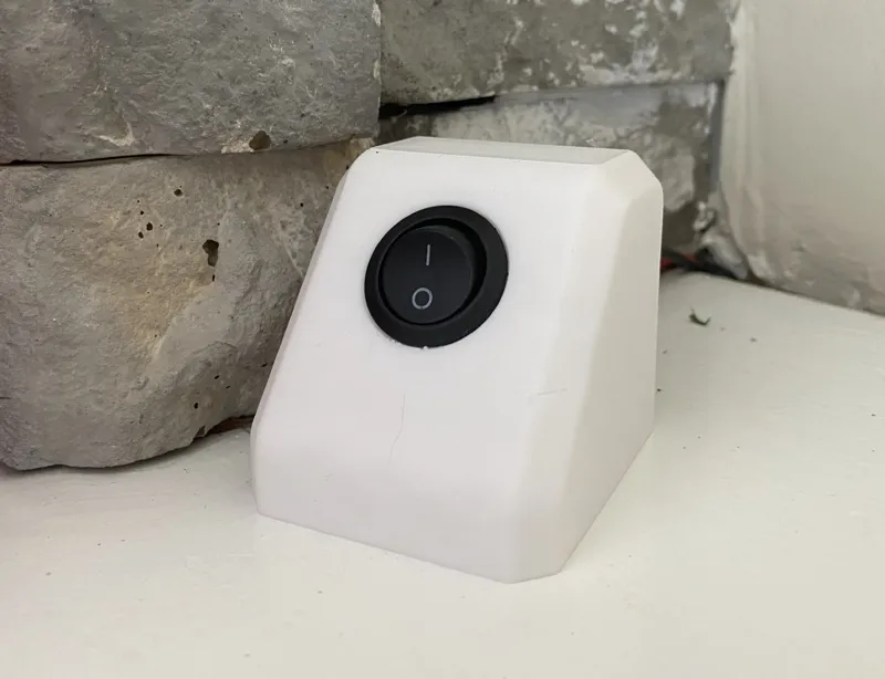 Circular Rocker Switch Holder