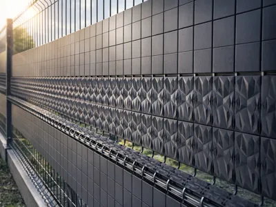 Fence 3d panels cover decoration