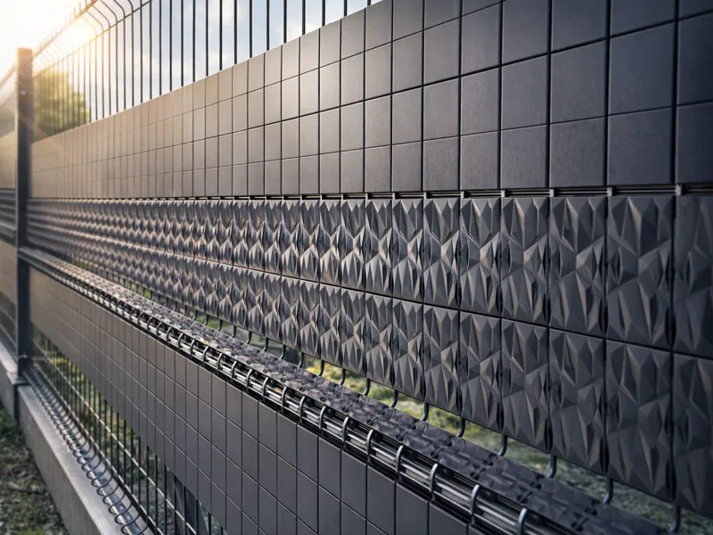 Fence 3d panels cover decoration