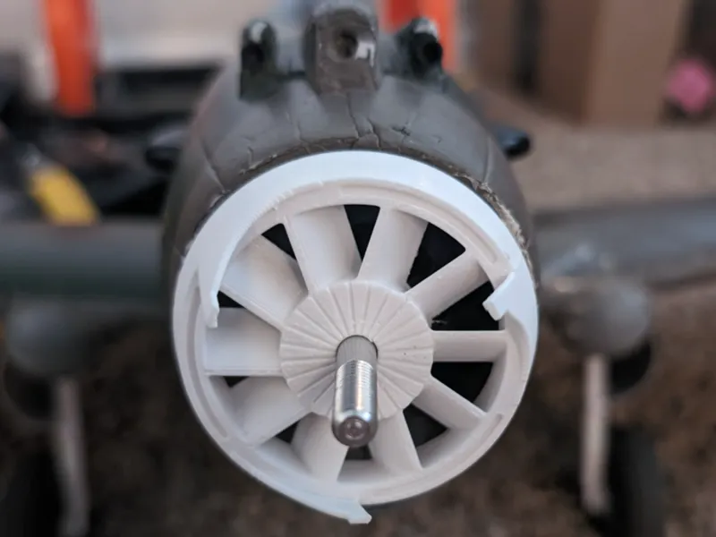 FMS P40 Motor Attachment and Spinner