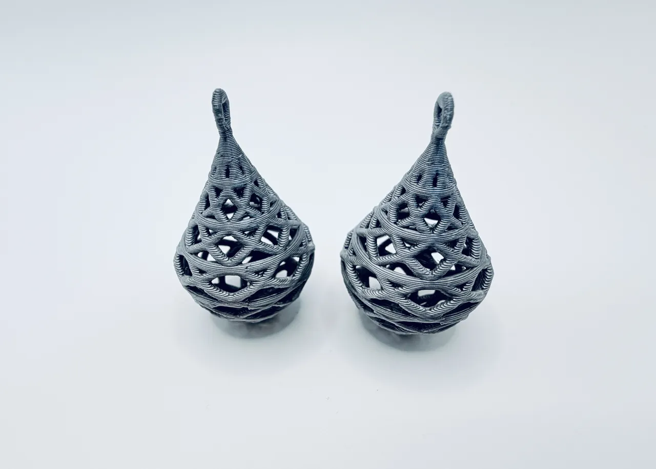 Elegant Lattice Drop Earrings-Lightweight Jewelry view 3