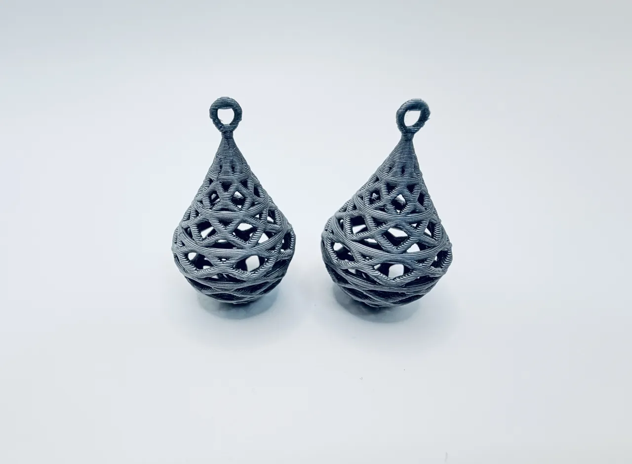Elegant Lattice Drop Earrings-Lightweight Jewelry view 2