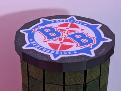Blood Bowl Rollable Mat Logo Lid