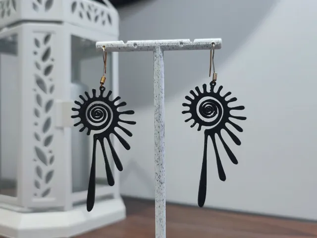 Aretes Sol de Medianoche