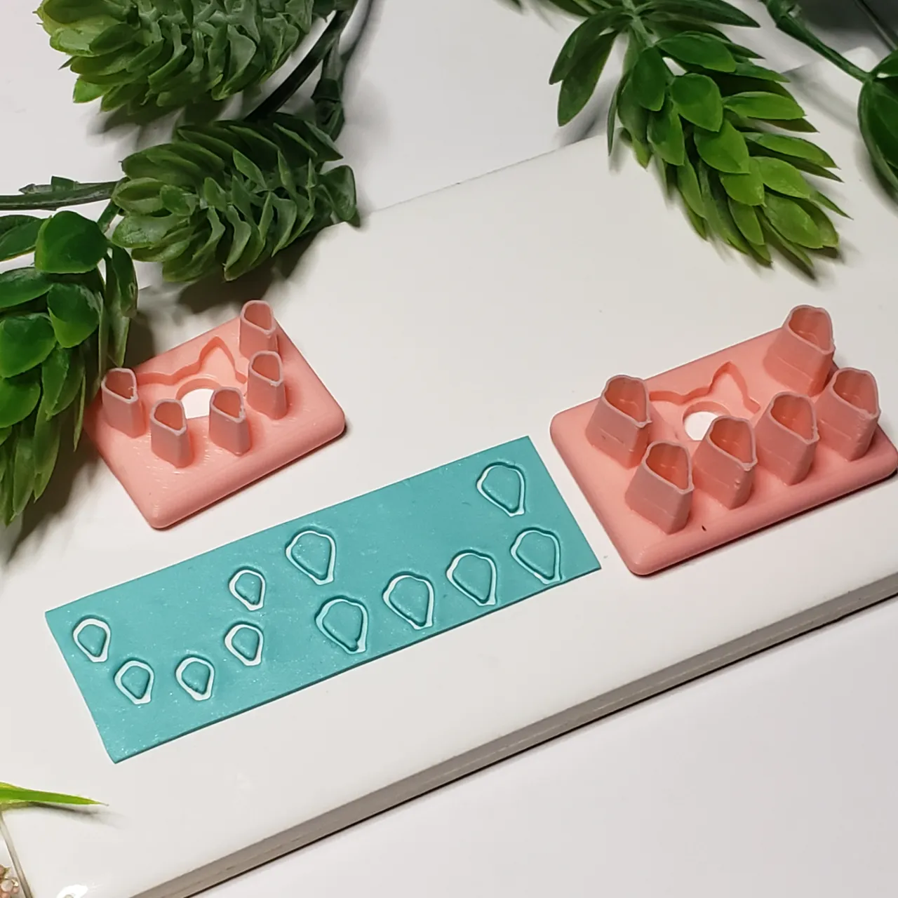 Polymer Clay Petal Cutter 3 | Earrings |Miniatures view 2